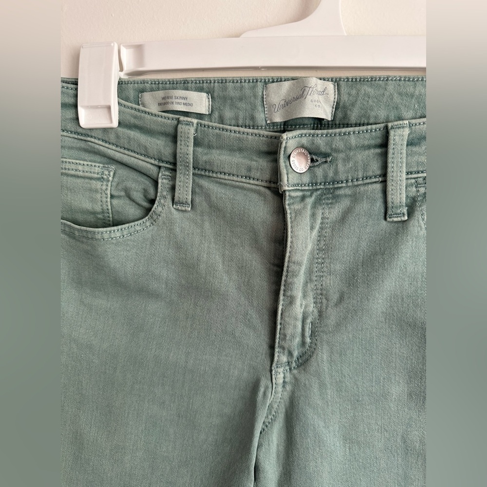 Universal Thread Women's Skinny Jeans - Green - Picture 4 of 7